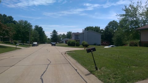 View of street looking south.