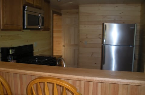 Stainless steel/black kitchen