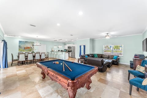 Pool table with ping pong table topper!