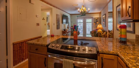 In fact the entire condo has been remodeled and it is very accommodating. 