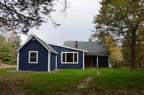 Outside of the cabin