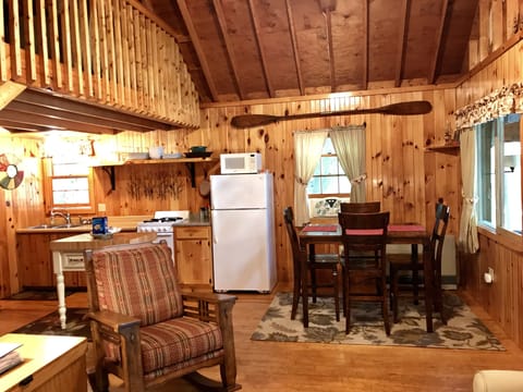 Looking from living room towards kitchen 
