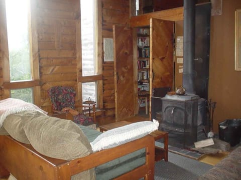 Family Room with Vigilant Wood Stove (main level)