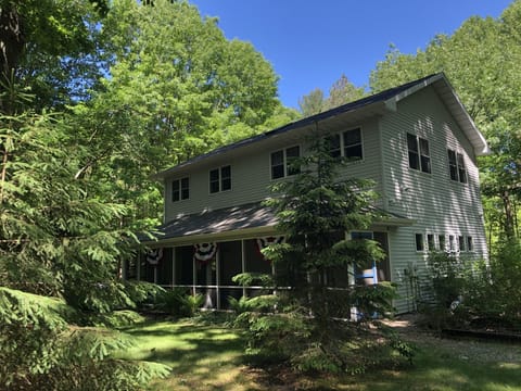 Even the sunniest days have shady spots to enjoy in the expansive yard.