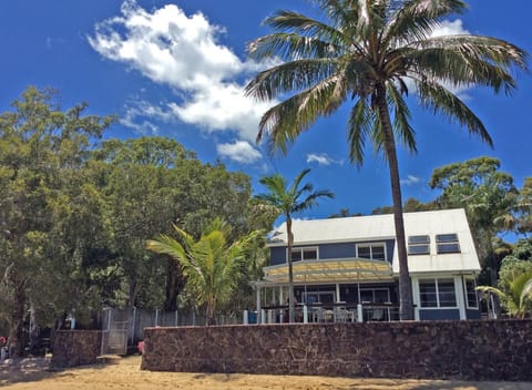 Your sandy swimming beach right in front of Villa Macleay