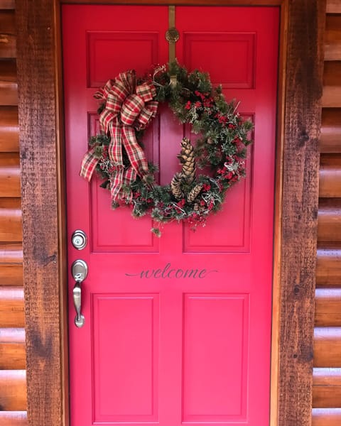 You are always welcome at our NEW Christmas Bear Cabin! 