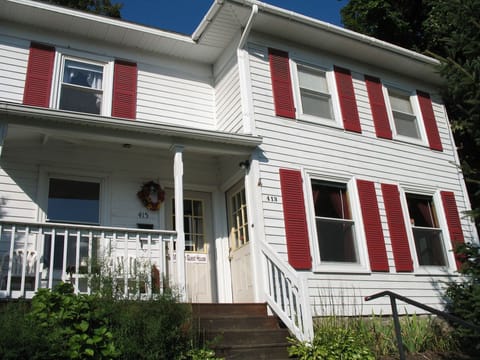 View of the front porch of the Madison Guest House