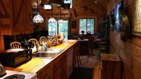 Big Rock's Kitchen, Fully Furnished with Refrigerator, Stove, and Dishwasher