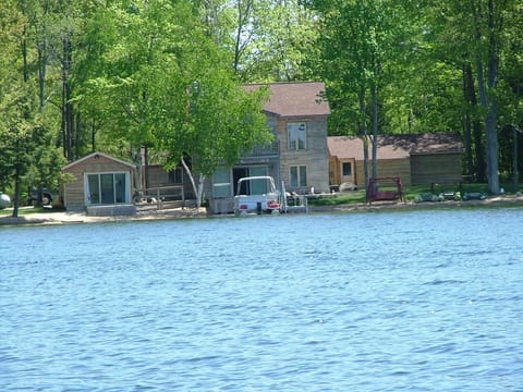 Water is clear and clean and a gorgeous blue