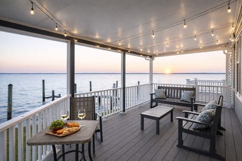 Let the stress of the day melt away on your private porch