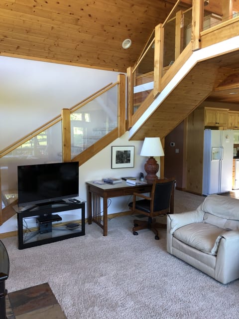 Stairway from Main Living Room to Loft