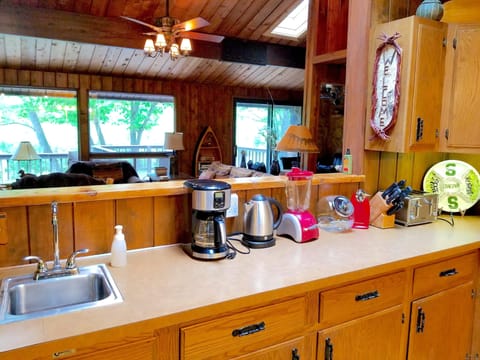 View from Kitchen into Living Room & beyond