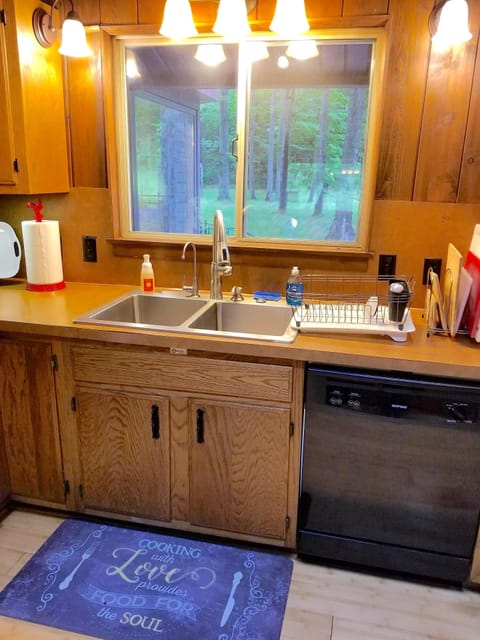 Forest View while doing dishes