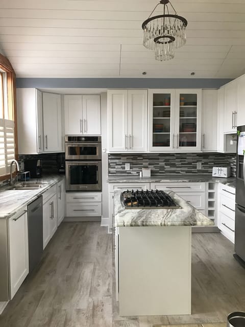 Very well appointed fully updated kitchen all the amenities meals up to 10-12