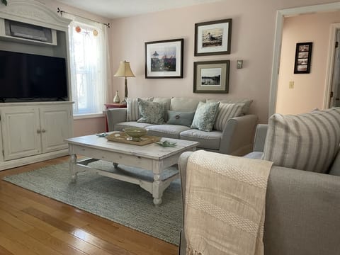Comfortable Living room with flat panel TV