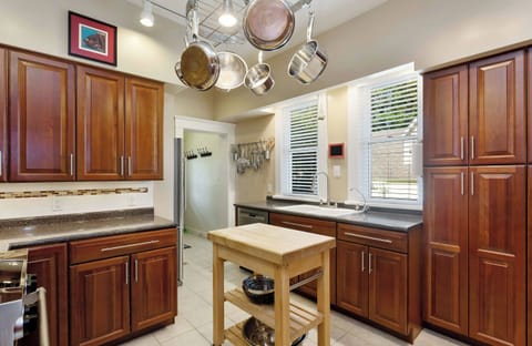 Additional kitchen pic with rolling center island.
