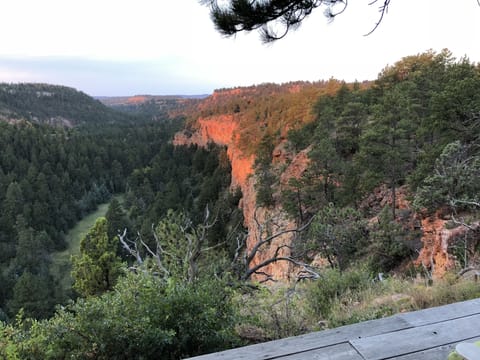 Summer sunrise from the front deck