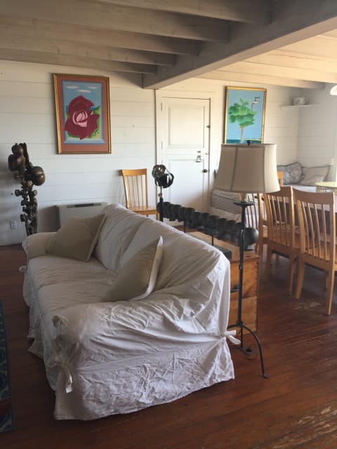 Huge living room with fireplace