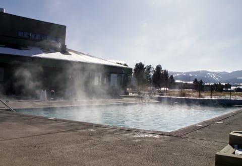 Clubhouse pool and hot tub area