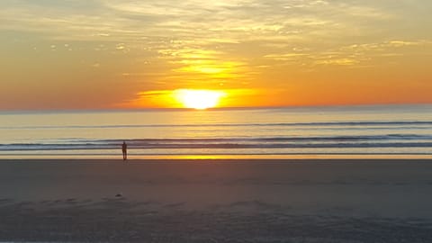 Beautiful sunrise on Award winning Ogunquit Beach