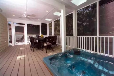 Hot Tub on back deck