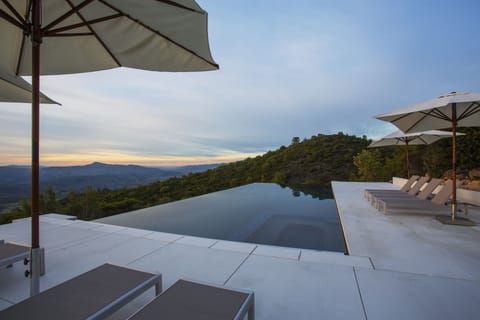 View from the pool - facing northwest