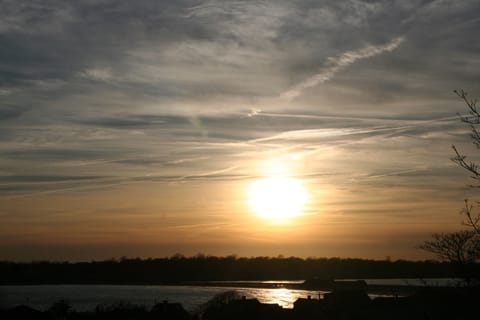 Sunset view over 1st Beach