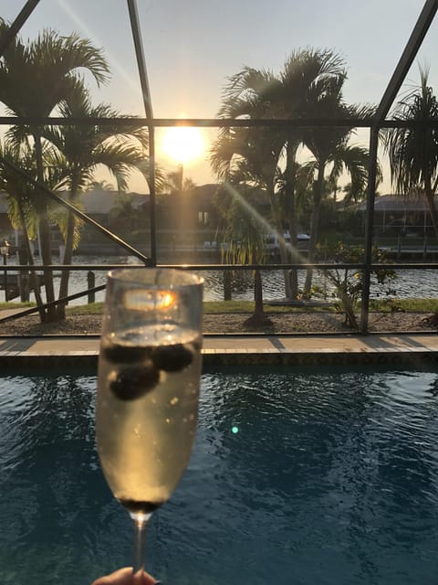 Sunset views from our SW facing lanai 