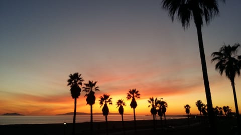 A beautiful sunset.The Channel Is. National Pk. in background.Photo from complex