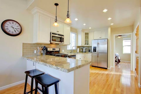 Kitchen and bar counter