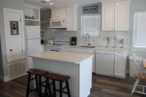 Completely remodeled kitchen with new appliances.