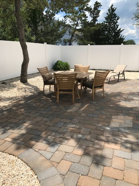 Back outdoor space with BBQ