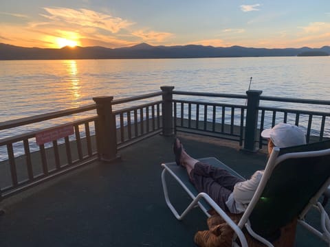 Evening on the sundeck