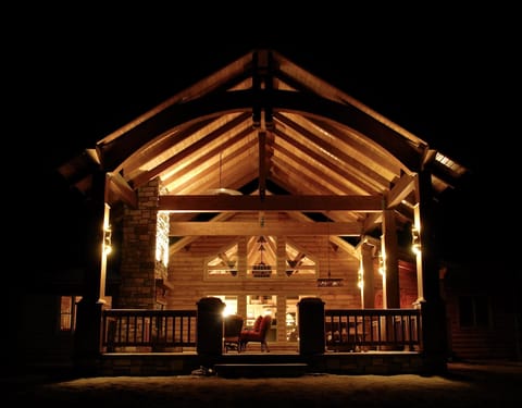 Living Porch at night