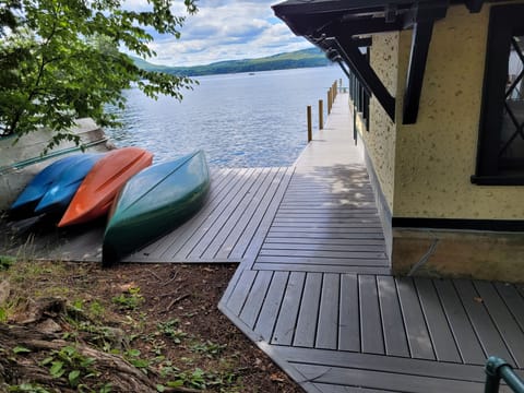 Boat ramp and boats for tenant use