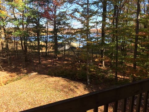 Lake view from the wraparound deck