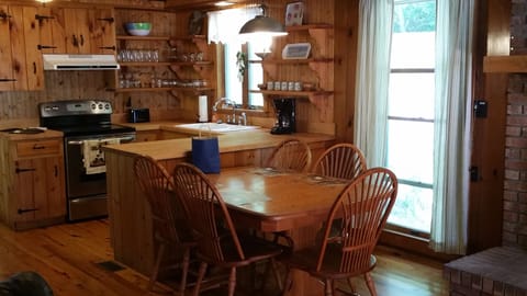 Dining Table with Welcome Bag