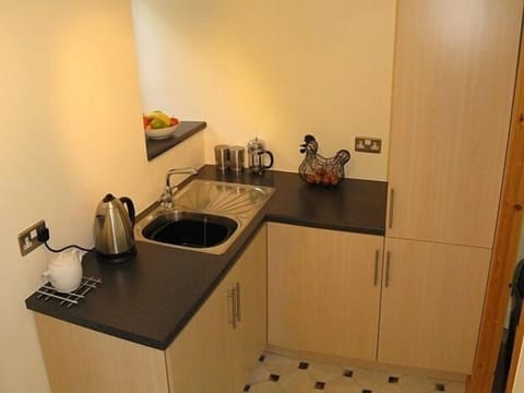 Fully equipped kitchen has all culinary essentials