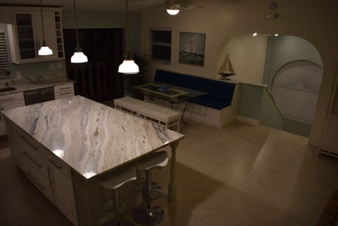 Banquette with additional seating