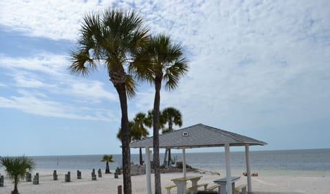 The private beach is only available to long term rentals (six months or longer).