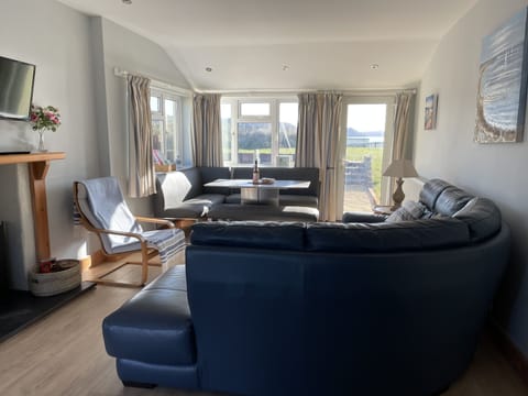 Lounge with sea views