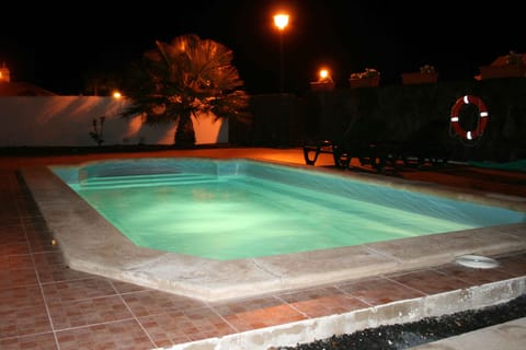 Pool at night