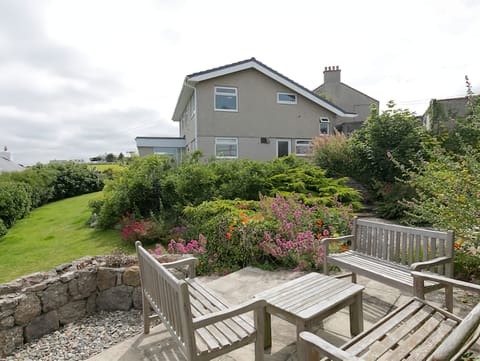 Patio, garden and exterior view