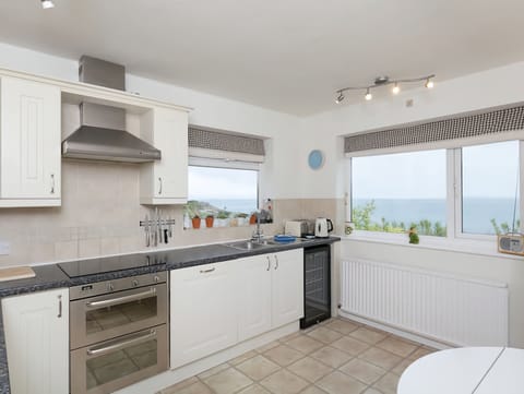 Kitchen  - view to sea