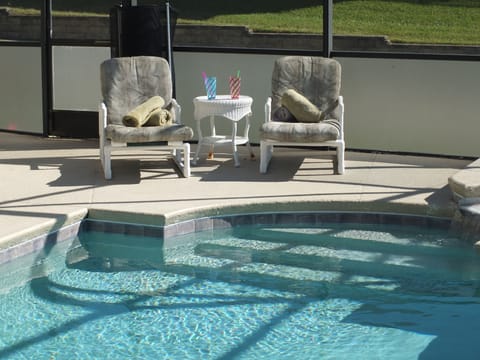 Pool with Loungers