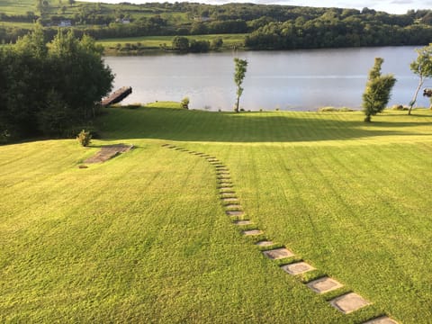 Garden leading down to the jetty