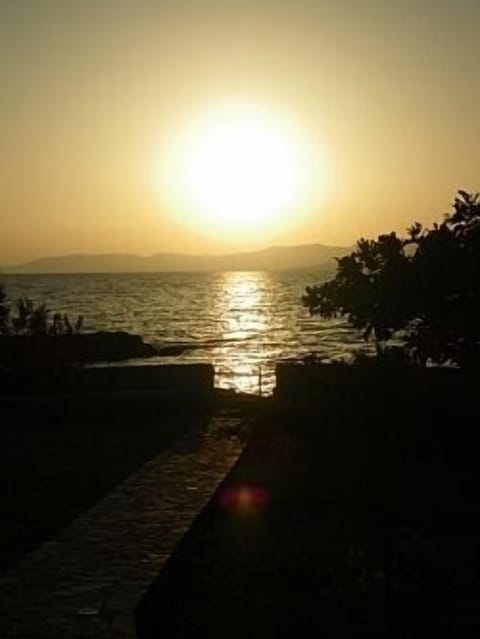 Beachfront Villa in Pefkos Sunset