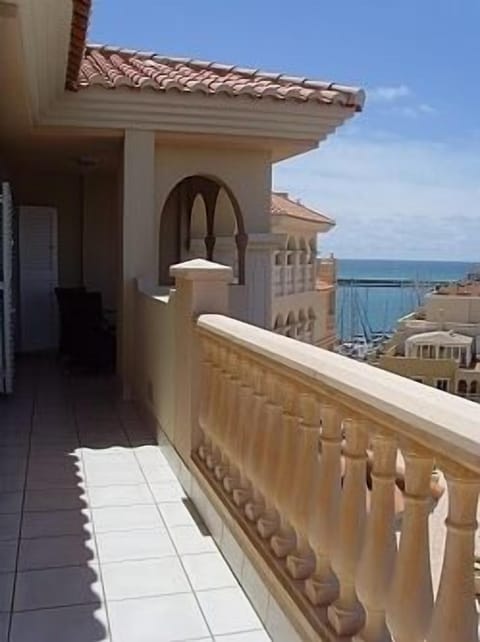 Part of the lower terrace looking towards the Port