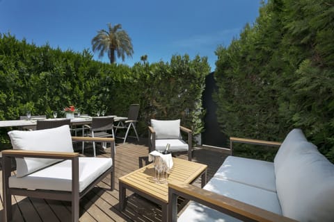 Back terrace casa del Sol Marbella