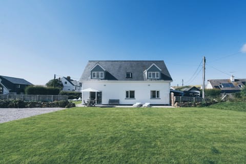 Lawned garden and sun terrace